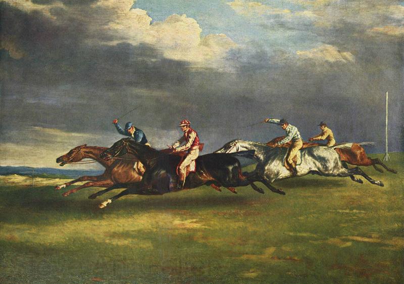 Theodore Gericault The 1821 Derby at Epsom